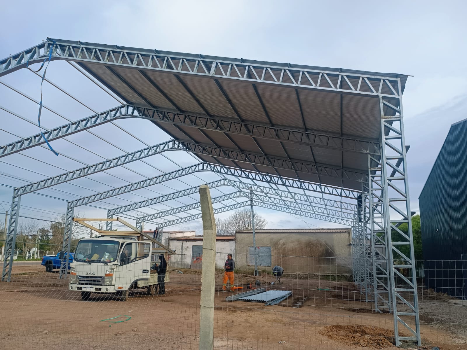 Nave modular para acopio y maquinaria